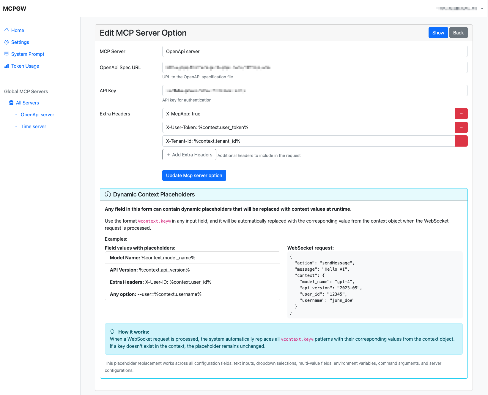 MCP Tool Configuration